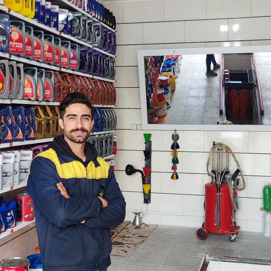 تعویض  روغن و آپاراتی ایمان طهماسبی